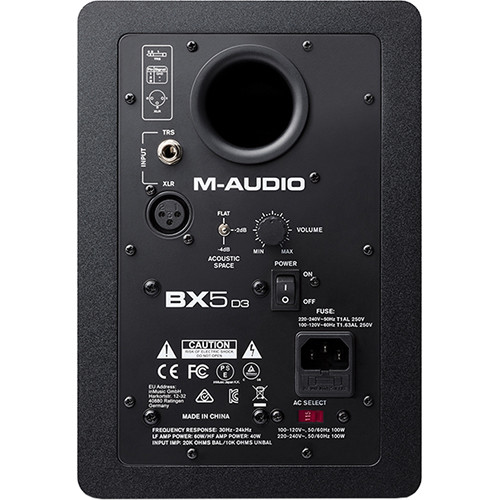 M-Audio BX5 D3 5" 2-Way 100W Monitor