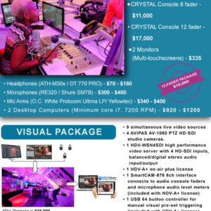 Crystal-Edit.jpg LAWO CRYSTAL Console + Visual Radio system (All In One Package)