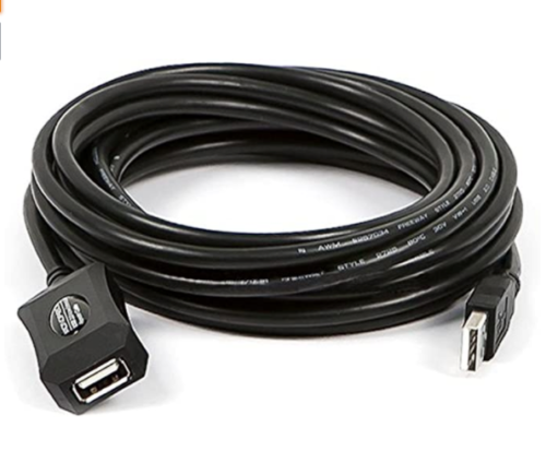 16ft 5M USB 2.0 A Male to A Female Active Extension / Repeater Cable